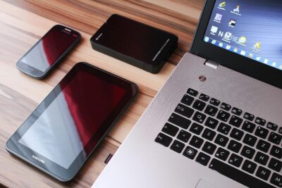 tablet, smartphone, laptop, hard drive, hard drive, hard drive, hard drive, hard drive, hard drive